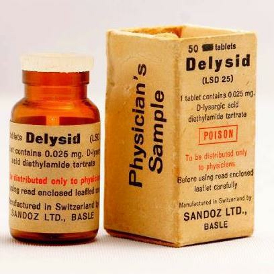 Delysid, marca comercial del LSD-25 de Sandoz.
